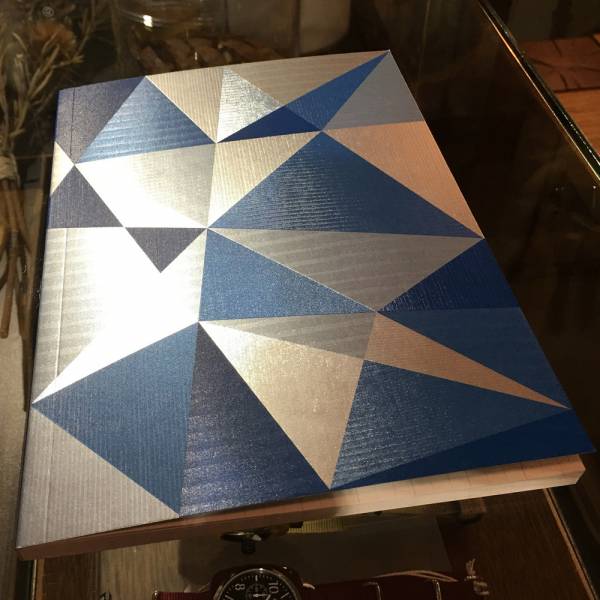 《Nuts》Radiant Notebook 筆記本 [藍] 銀箔,萬花筒,設計,筆記本