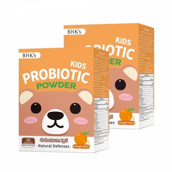 BHK's Kids Probiotic Powder EX with Colostrum (Orange Flavor) 【Kids Immunity】 Probiotics with Colostrum, Children Probiotics, Kids Probiotic, IgG, Kid Immunity Support ,Colostrum, child immunity, kid immune system 