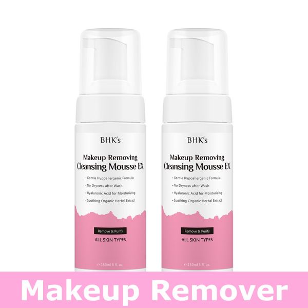 BHK's Makeup Removing Cleansing Mousse EX (150ml/bottle)【Makeup Remover】 removes makeup and cleanses,makeup removing cleansing mousse,makeup removers,makeup removing, face makeup remover, foaming cleanser