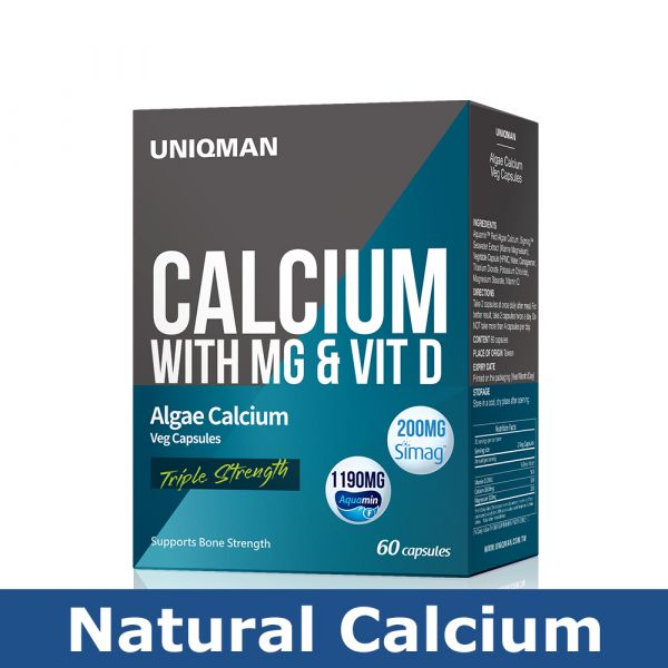 UNIQMAN Algae Calcium Capsules 