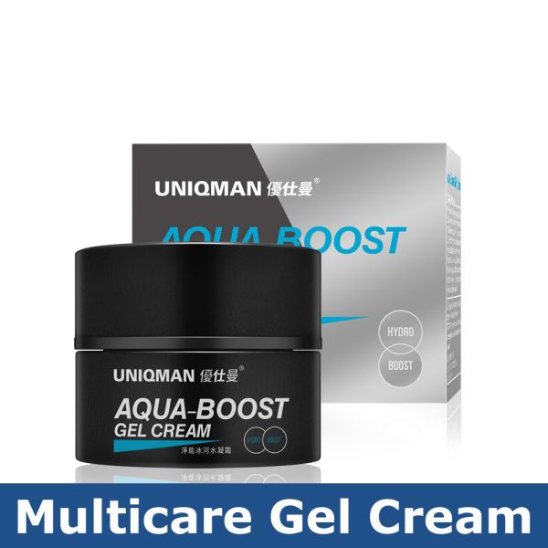 UNIQMAN Aqua-Boost Gel Cream (50ml/bottle)【Multicare Gel Cream】 Amino acid gentle facial cleanser,facial cleanser,skin care,face wash,Amino acid face wash