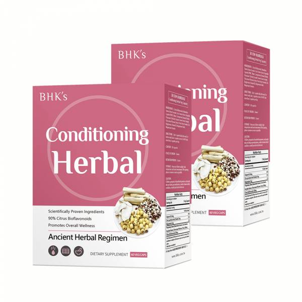 BHK's Conditioning Herbal Veg Capsules【Strengthen Spleen】 chinese four herbs,clearing damp, dampness, eliminate edema, chinese yam, lotus seeds, gordon euryale seeds, poria
