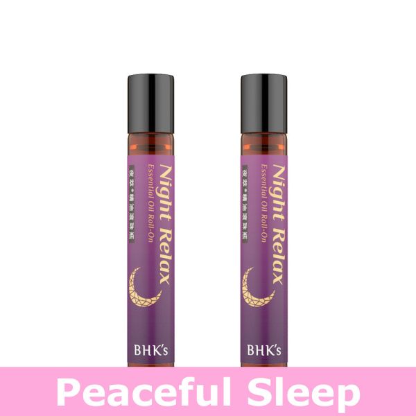 BHK's Night Relax Essential Oil Roll-On  (10ml/bottle)【Peaceful Sleep】 