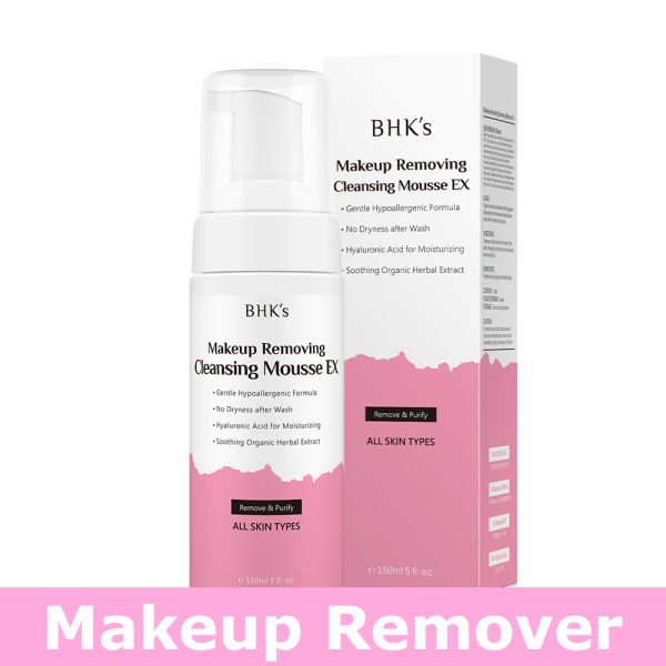 BHK's Makeup Removing Cleansing Mousse EX (150ml/bottle)【Makeup Remover】 removes makeup and cleanses,makeup removing cleansing mousse,makeup removers,makeup removing, face makeup remover, foaming cleanser