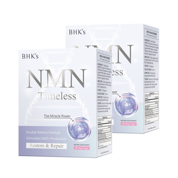 BHK's 酵母NMN唤采 素食胶囊 NMN,抗老,抗衰老