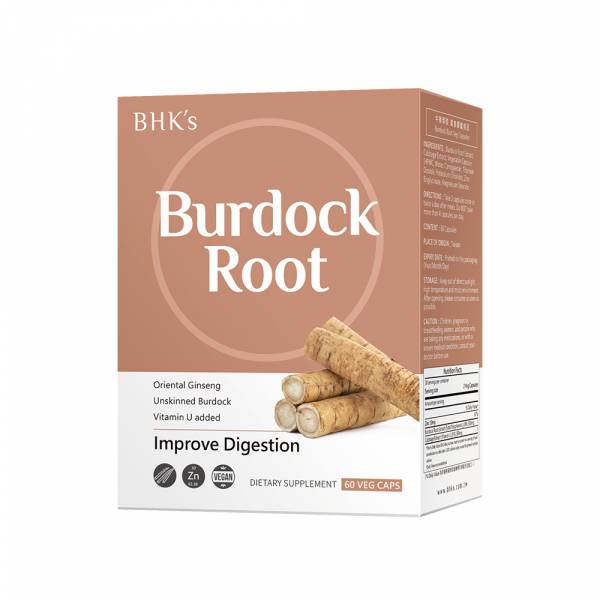 BHK's Burdock Root Veg Capsules【Protect Stomach】 Burdock Root,Burdock,Digestion Support Supplement, Stomach Supplement, Gastrointestinal Supplement
