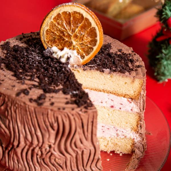 【無加糖無澱粉蛋糕】木之森（原味蛋糕體加上草莓鮮奶油，微濕潤口感讓蛋糕變更好吃了） 生酮蛋糕,低GI,聖誕節,巧克力,草莓 鮮奶油,生酮飲食,無糖,無麩質,生日蛋糕