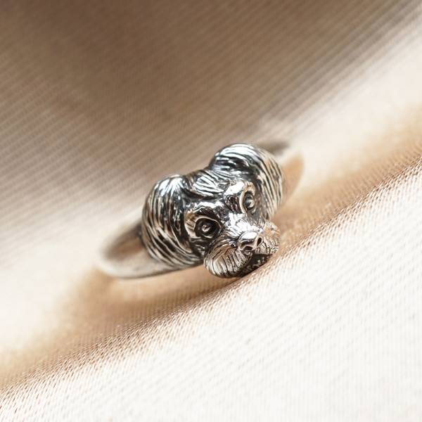 特殊訂製-立體寵物雕刻純銀戒指|戒指推薦 純銀動物戒指