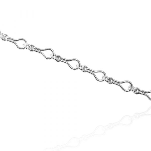 純銀單鍊-刻骨銘心(約11mm)24吋-造型純銀單項鍊銀飾925純銀單鍊(單條價) 純銀單項鍊推薦