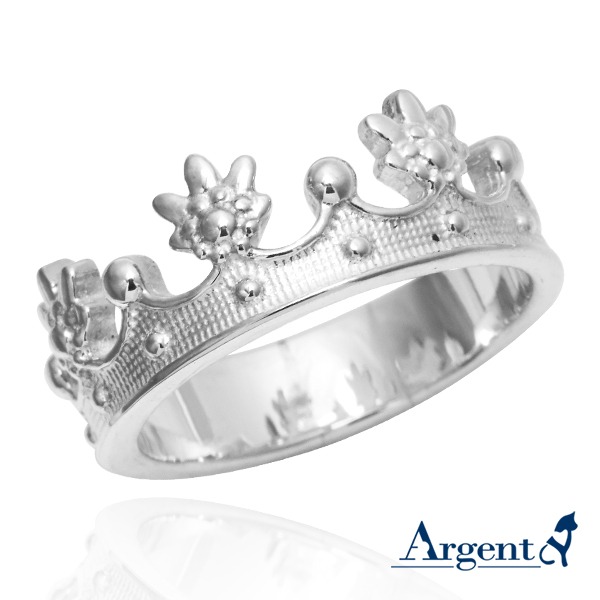 「公主」皇冠系列造型純銀戒指|戒指推薦 戒指推薦