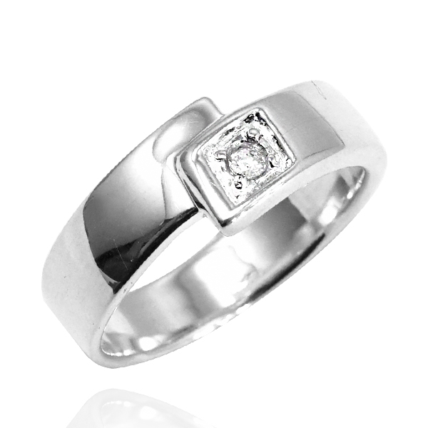 「承諾」鑲鑽造型設計純銀戒指|戒指推薦 戒指推薦