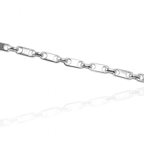 純銀單鍊-6mm寒冰(24吋)純銀項鍊銀飾|925純銀單鍊(單條價) 純銀單項鍊推薦