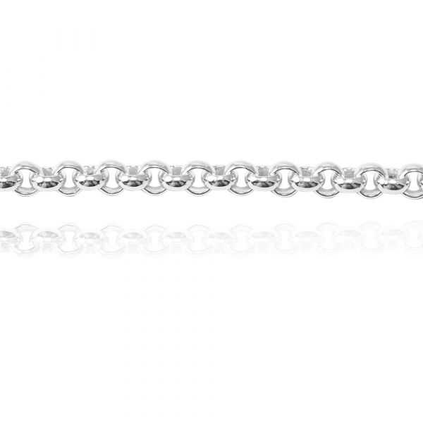 純銀單手鍊-5.5mm「小圓鍊」造型純銀鍊|925銀飾(單條價) 銀手鍊