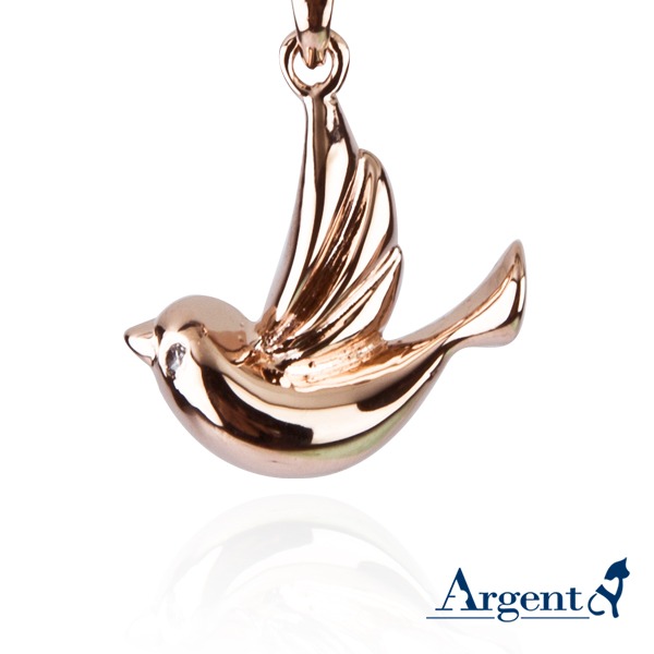 和平鴿造型雕刻純銀項鍊銀飾|銀項鍊推薦 銀項鍊推薦