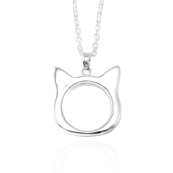 貓咪寶盒純.鍊2.5mm 銀項鍊銀飾|銀項鍊推薦 寵物骨灰項鍊