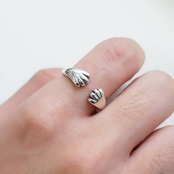 「貓爪」動物造型雕刻純銀戒指|戒指推薦 戒指推薦