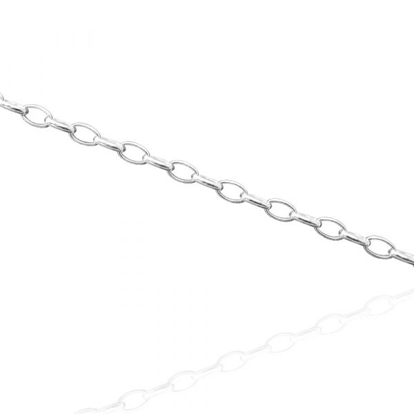 純銀單鍊-2.5mm(大小鍊/方格鍊/橢圓鍊/圈圈鍊/馬眼鍊)純銀項鍊(單條價) 純銀單鍊推薦