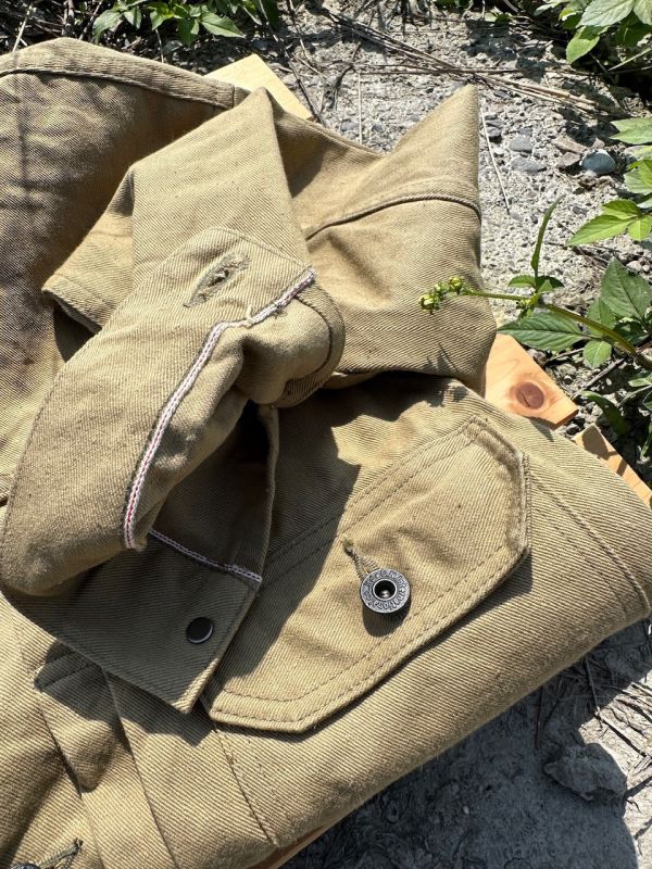 11.9oz 英軍風卡其 British Drill 布料二代版型夾克 