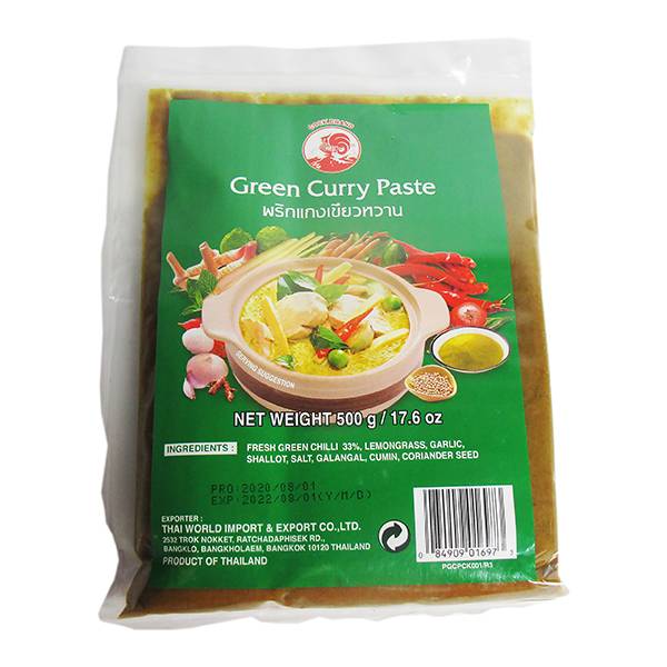 COCK綠咖哩醬500g(公雞牌) #泰國咖哩醬#青咖哩#綠咖哩#cock