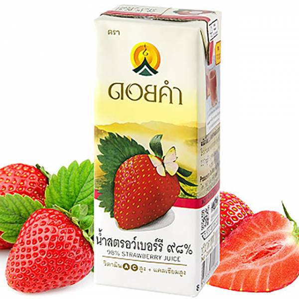 皇家農場鮮果汁-草莓200ml 草莓汁