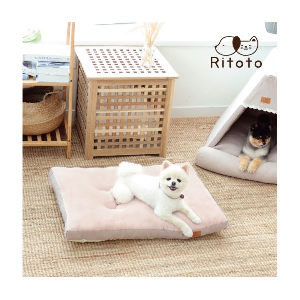 Ritoto 超細纖維寵物睡墊-L - Soft Pink (粉紅色) 