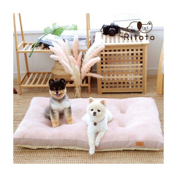 Ritoto 超細纖維寵物睡墊-XL - Soft Pink (粉紅色) 