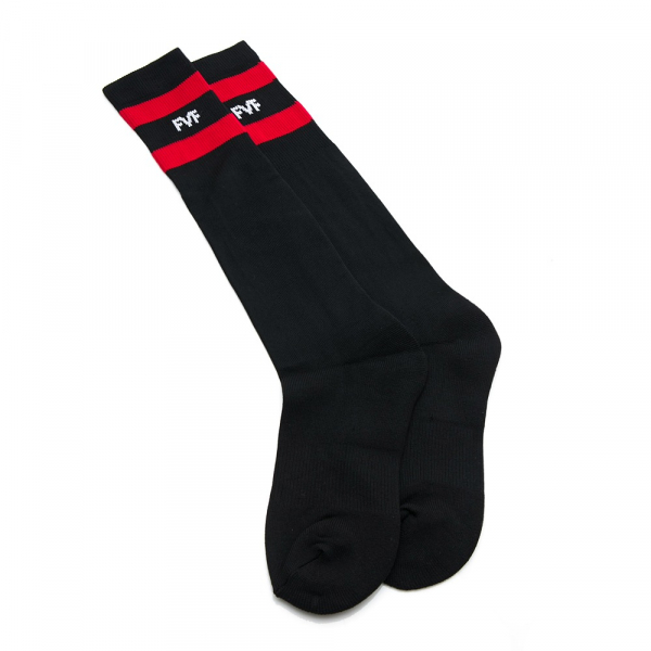 機能中筒襪-黑紅 隱形襪,船型襪,襪子,短襪,長襪,高筒襪,sock,棉襪,機能襪,