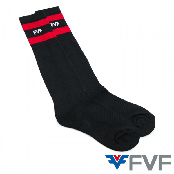 機能中筒襪-黑紅 隱形襪,船型襪,襪子,短襪,長襪,高筒襪,sock,棉襪,機能襪,