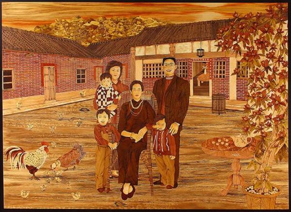 木箔藝術畫作-傳承 畫,藝術,客製化