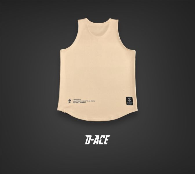 D-ACE AirFlex高磅彈性背心（奶茶色） Jersey、衣服、球衣、籃球衣、雙面穿球衣、服飾、穿搭、潮流、籃球、迪艾斯、設計、台灣