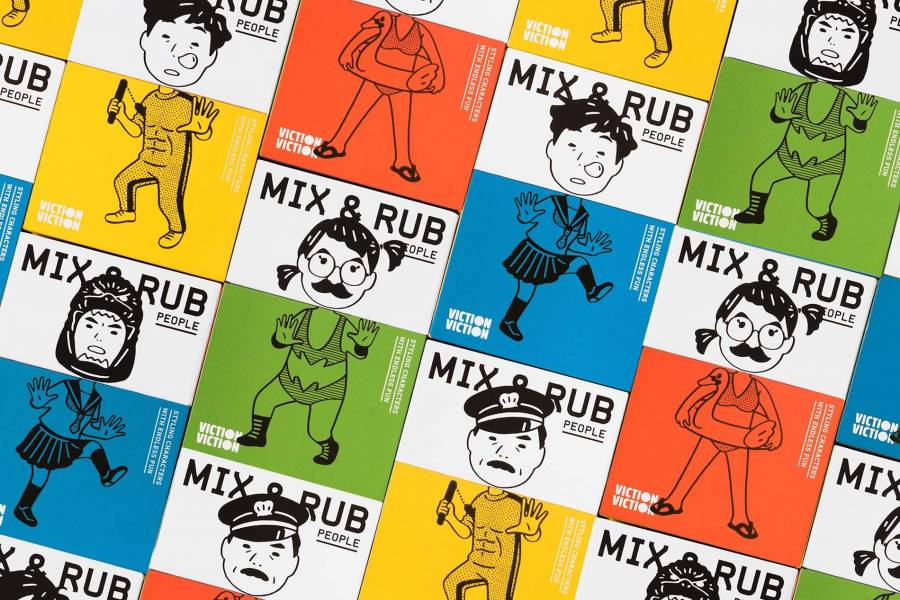Mix & Rub: People  Styling characters with endless fun (混搭創意遊戲組：人物角色篇) 