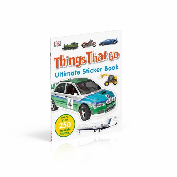 DK Things That Go Ultimate Sticker Book(百科貼紙書：交通工具) 