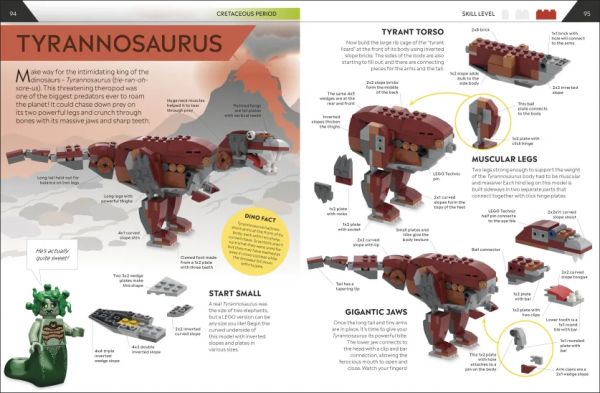 DK How to Build LEGO Dinosaurs(用樂高積木重現消失的恐龍) 