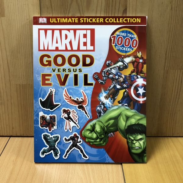 (骨折)DK Marvel Good vs Evil Ultimate Sticker Collection(漫威正邪不兩立貼紙書) 