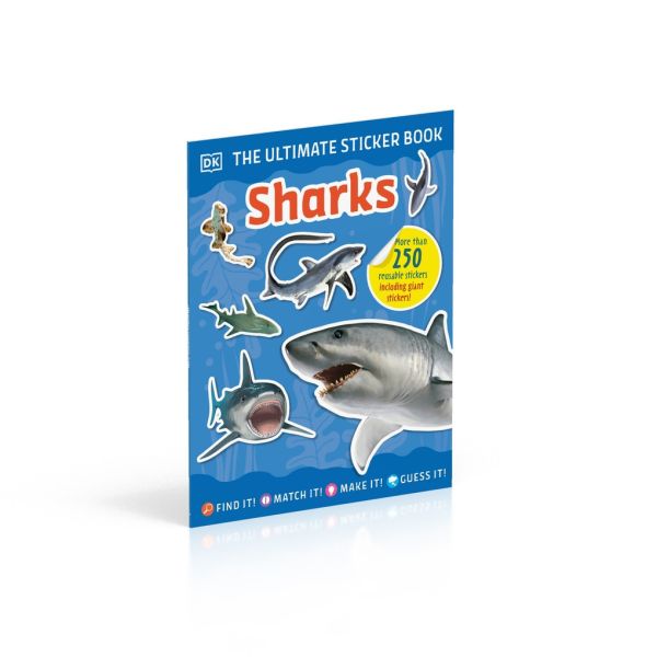 DK Sharks Ultimate Sticker Book (百科貼紙書：鯊魚) 