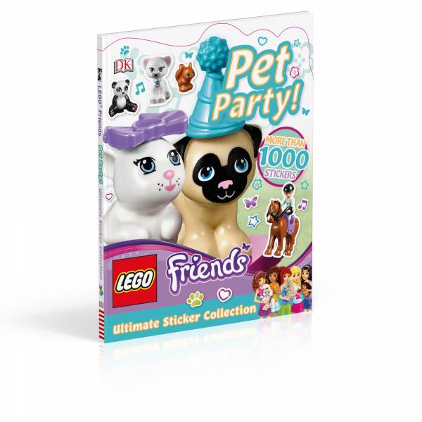DK LEGO Friends Pet Party! Ultimate Sticker Collection (樂高好朋友系列寵物派對貼紙書) 