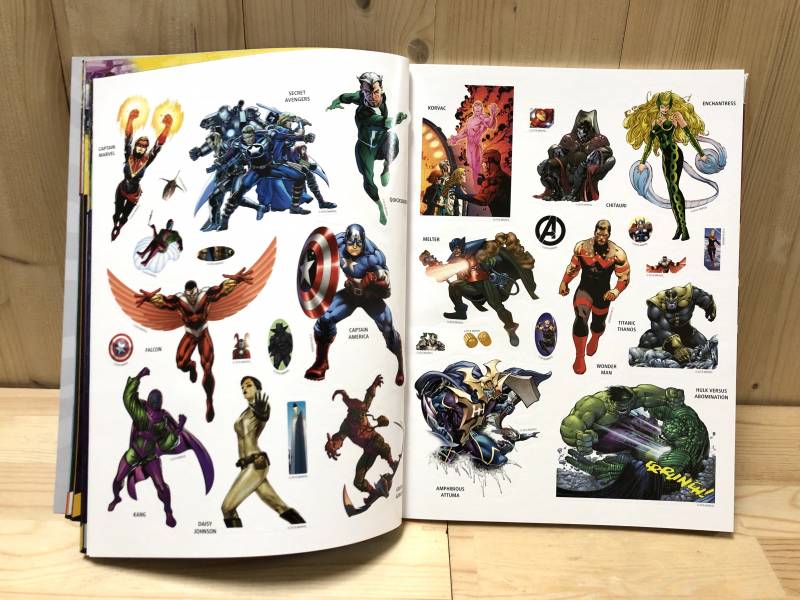 DK Marvel Good vs Evil Ultimate Sticker Collection(漫威正邪不兩立貼紙書) 
