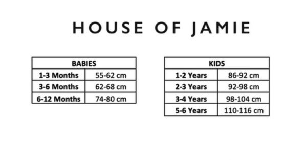 House of Jamie Ruffled Baby Salopette - Sesame & Granite Dots 
