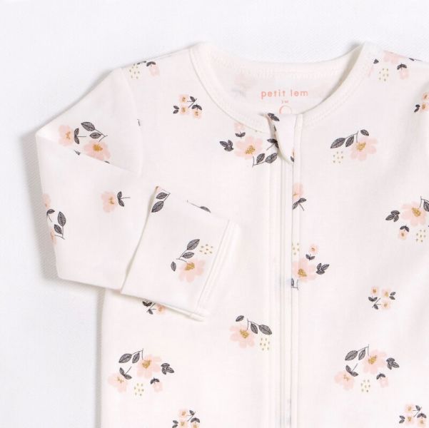Petit Lem 有機棉連身褲 - Blossom 歐美童裝,加拿大童裝,有機棉, 寶寶衣服
