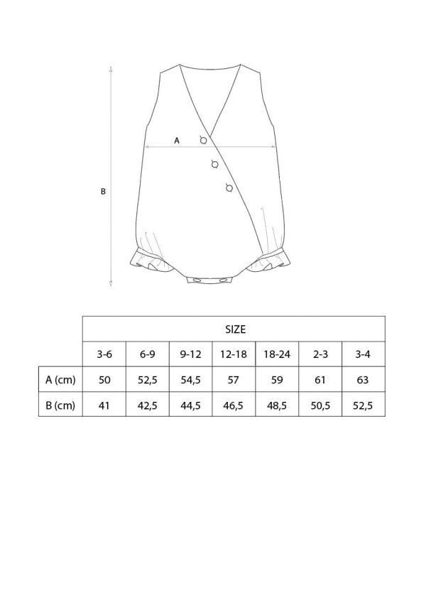 Popelin Crossover Romper Suit 燈芯絨連身衣 - Black 