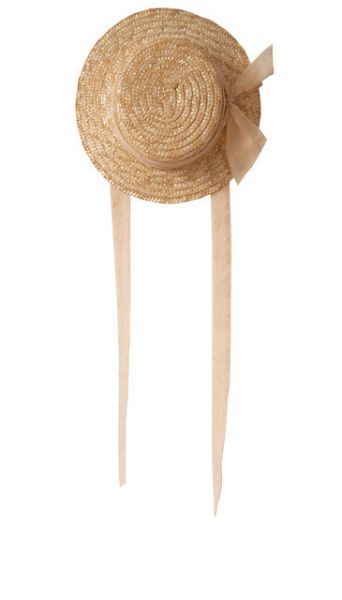 Frou Frou The Classic Straw Hat - Dotted Cream 