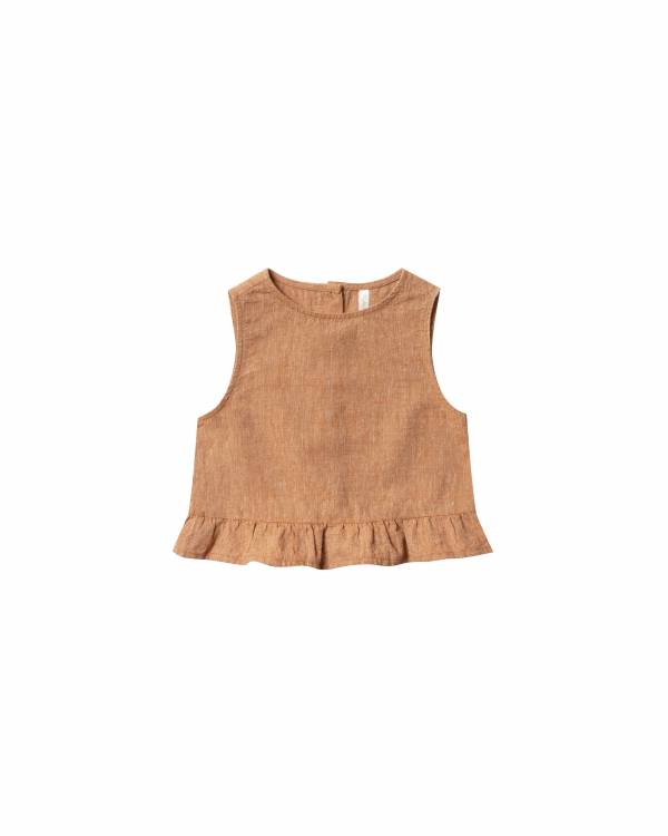 Rylee + Cru Oceanside Top - Bronze 美國RyleeCru,童裝,美國童裝,嬰兒衣服,幼童衣服,寶寶穿搭,男寶,男孩穿搭,女寶,女孩穿搭 