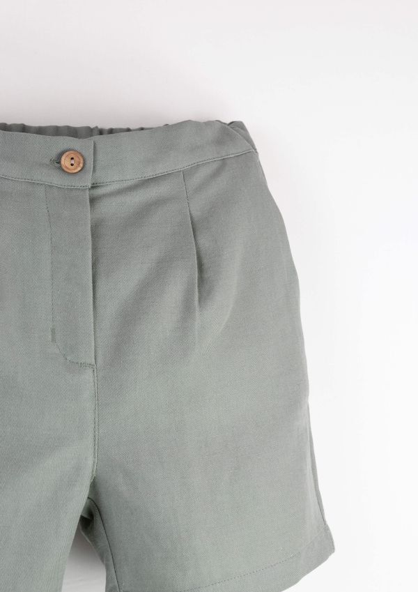 Popelin Chino Style Shorts 經典卡其短褲 - Green 