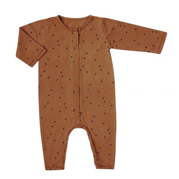 Bonjour Little 有機棉連身褲 Jumpsuit - Crazy Dots 包屁,連身褲,bonjourlittle,法國母嬰品牌,寶寶穿搭,寶寶用品,有機棉,永續經營產品,無毒童裝