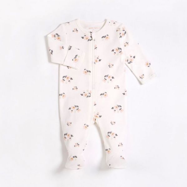Petit Lem 有機棉連身褲 - Blossom 歐美童裝,加拿大童裝,有機棉, 寶寶衣服