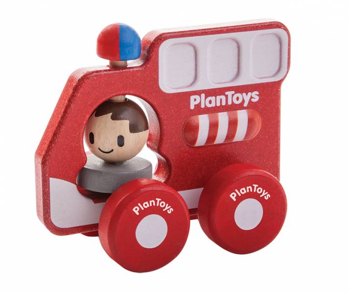 Plan Toys 轉轉消防車 