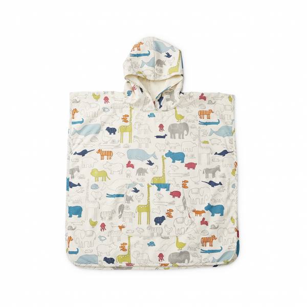 Pehr 連帽斗篷式浴巾 - Noah's Ark Pehr,加拿大母嬰品牌,寶寶穿搭,寶寶用品,有機棉,永續經營產品,無毒童裝