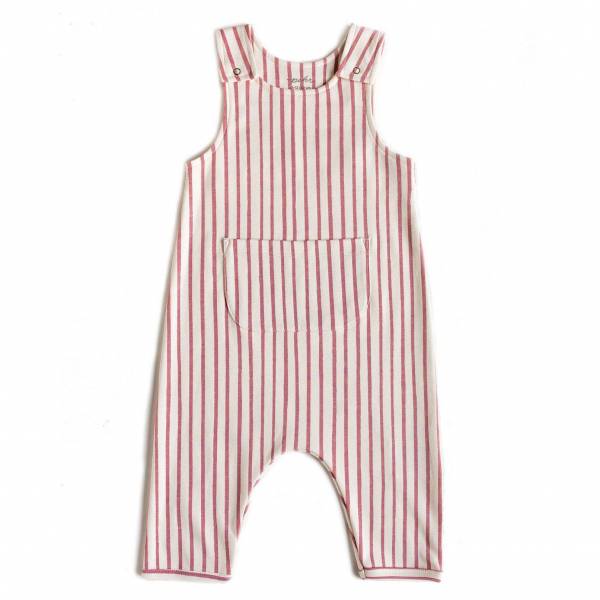 Pehr 有機棉吊帶褲 - Dark Pink 包屁,連身褲,Pehr,加拿大母嬰品牌,寶寶穿搭,寶寶用品,有機棉,永續經營產品,無毒童裝