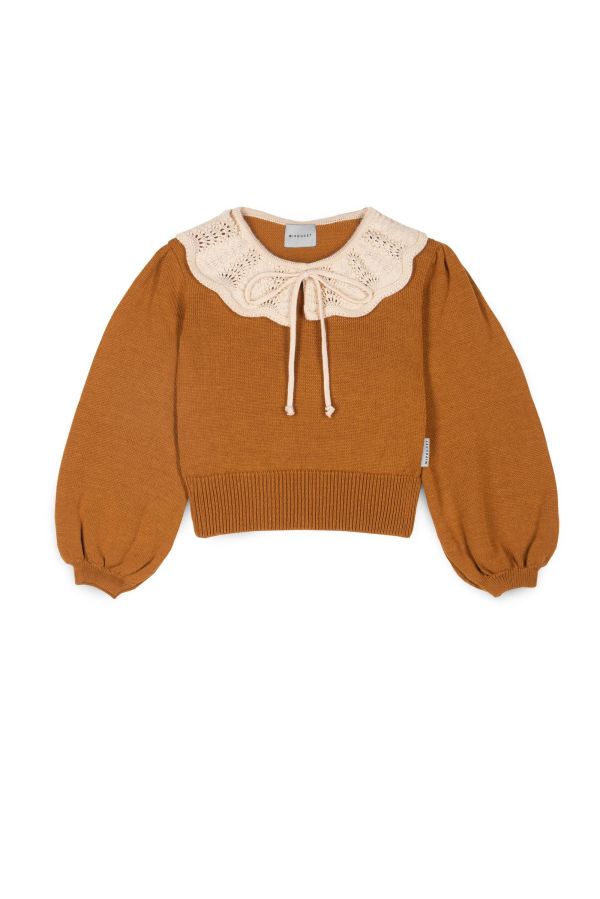 MIPOUNET Gala Collared Sweater 針織毛衣 - Caramel 