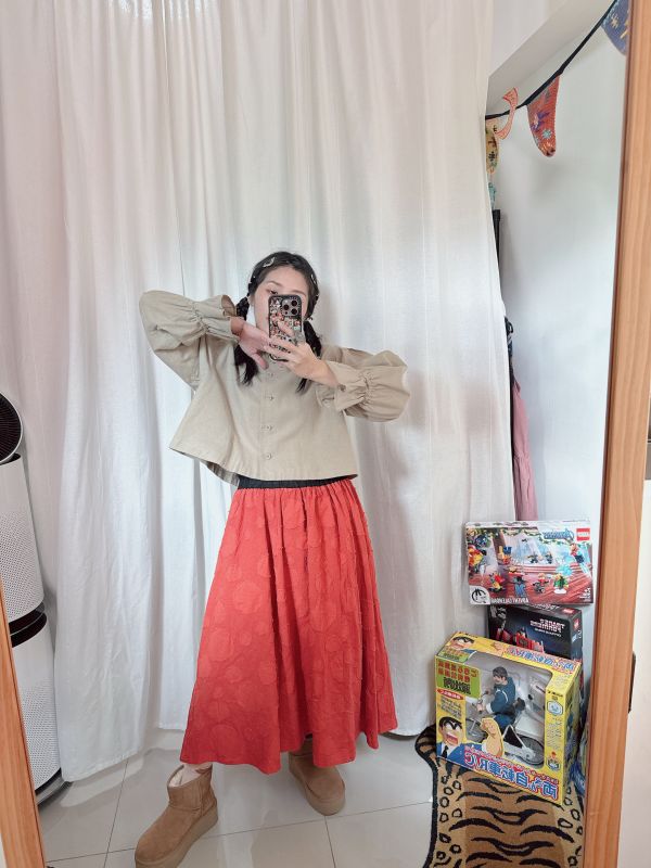 『日系剪花布』裙 